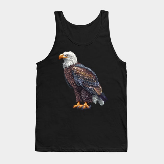 16-Bit Eagle Tank Top by Animal Sphere